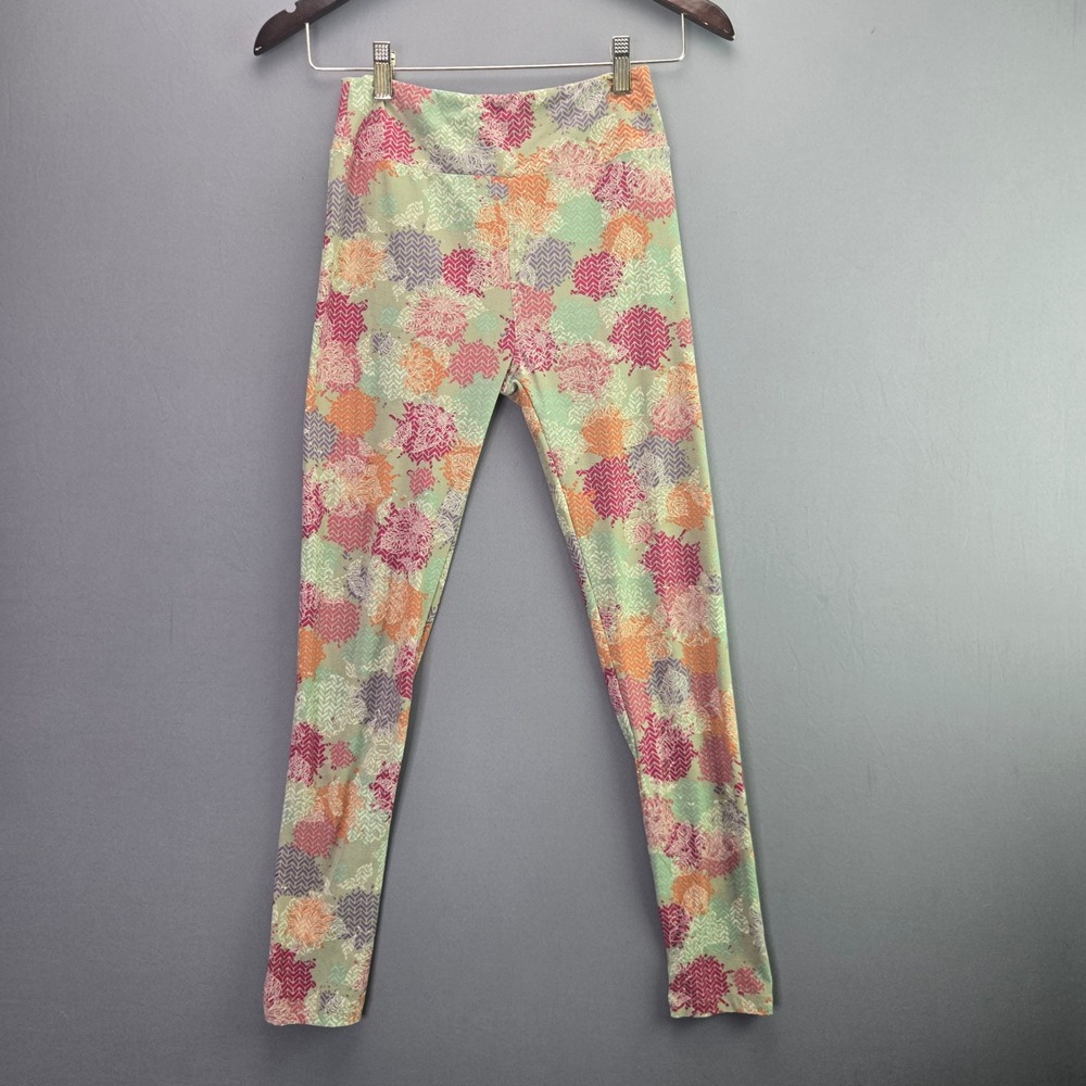 LuLaRoe Leggings One Size OS Multi Color Geometric Floral Chevron Soft Stretch